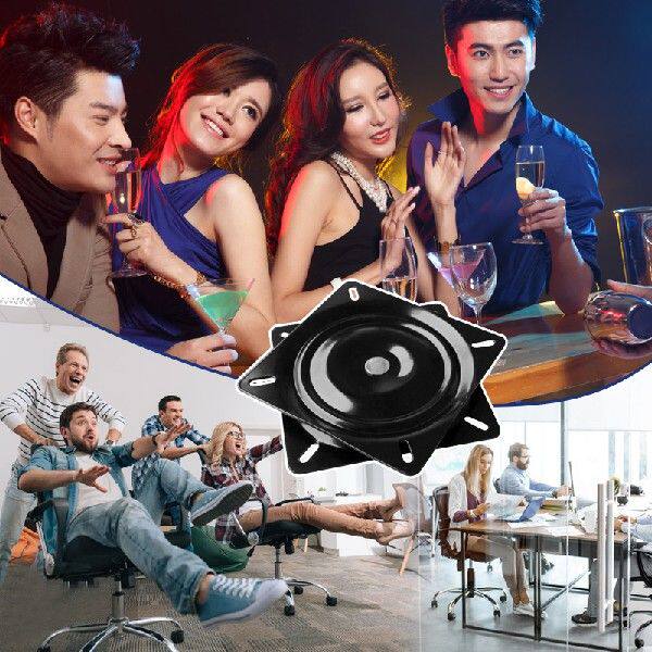 极速5678 Inch Heavy Duty Steel 360 Degrees ROotating Seat Ba