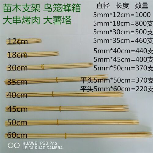 新品5.0mm*12/1l8/30cm/35/40/45/50cm60cm厘米大串羊肉串烧烤手