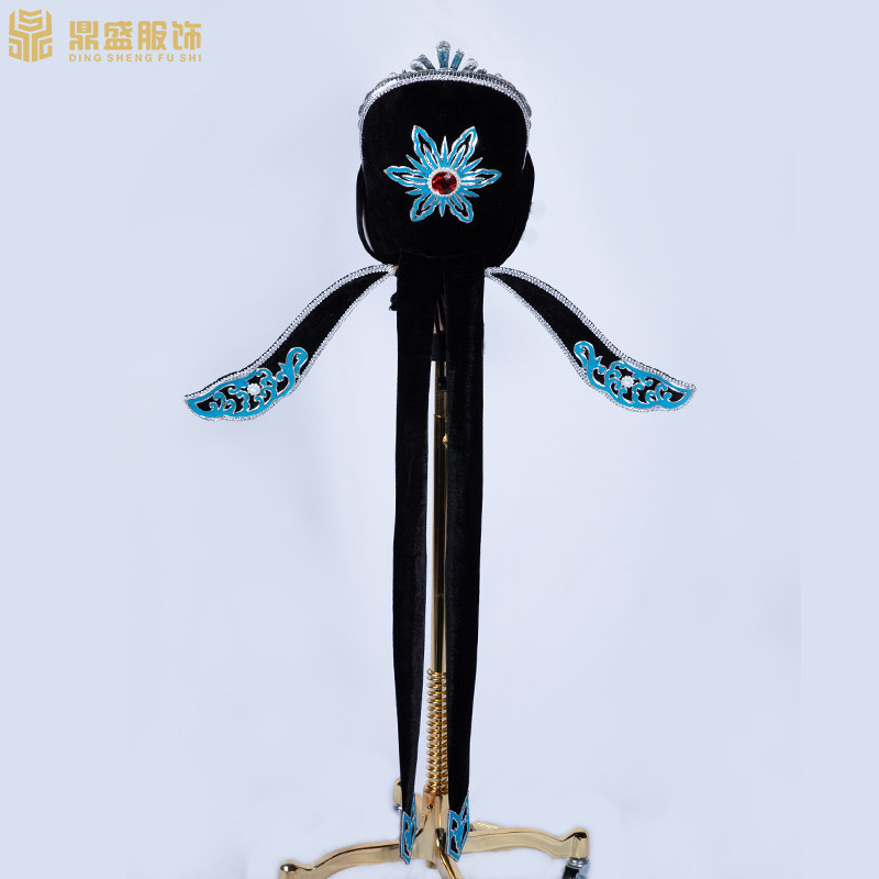 极速越剧戏剧京剧黄梅戏戏曲戏帽子 D小生公 帽子 头饰 才子帽子