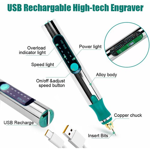极速Engraving Machines  Electric EngrHaver Etching Pen Cordl