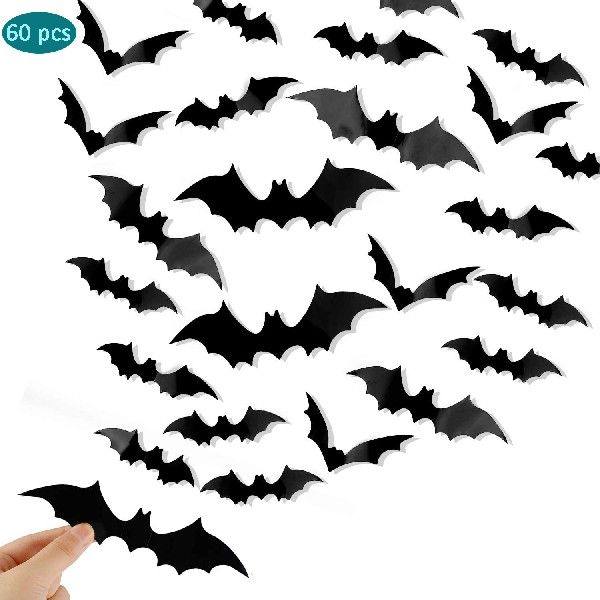 极速Bats Wall Decor 3D Bat Halloween DKecoration Bat Wall
