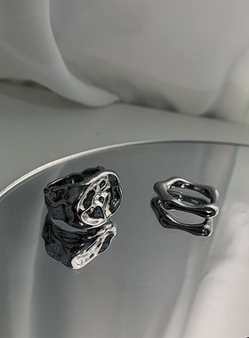 极速concave-convex plain ring index finger rinQg ring ring g