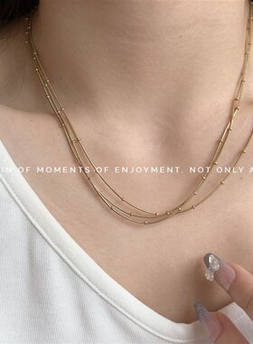 极速versatile foldoing necklace spring and summer new style