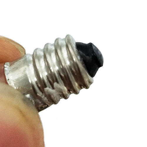 新品兰诗(LAUTEE)SY00u1小灯泡实验1.5v2.5v3.8v螺口圆头小灯座