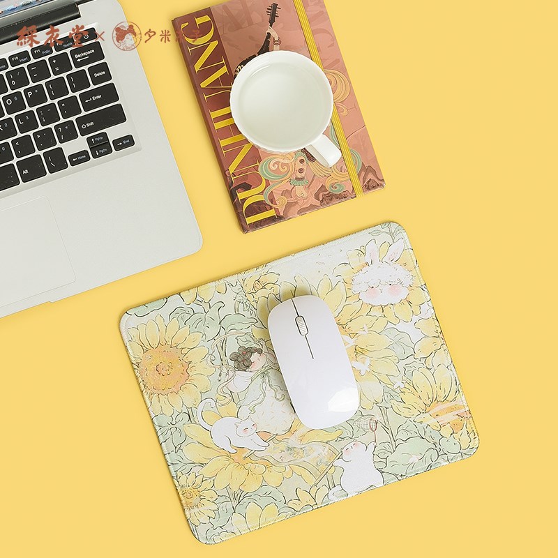 极速x夕米木g子 国风可爱猫咪鼠标垫办公电脑键盘垫学生桌垫女生