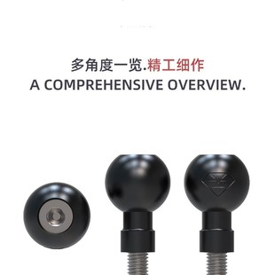 极速M8螺丝球头底坐摩托车v电动车后视镜手机支架拓展配件25mm