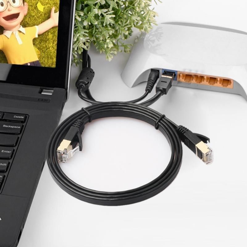 极速10 Gigabit Home Office Flat Ethernet CNable  7 RJ45 Netw