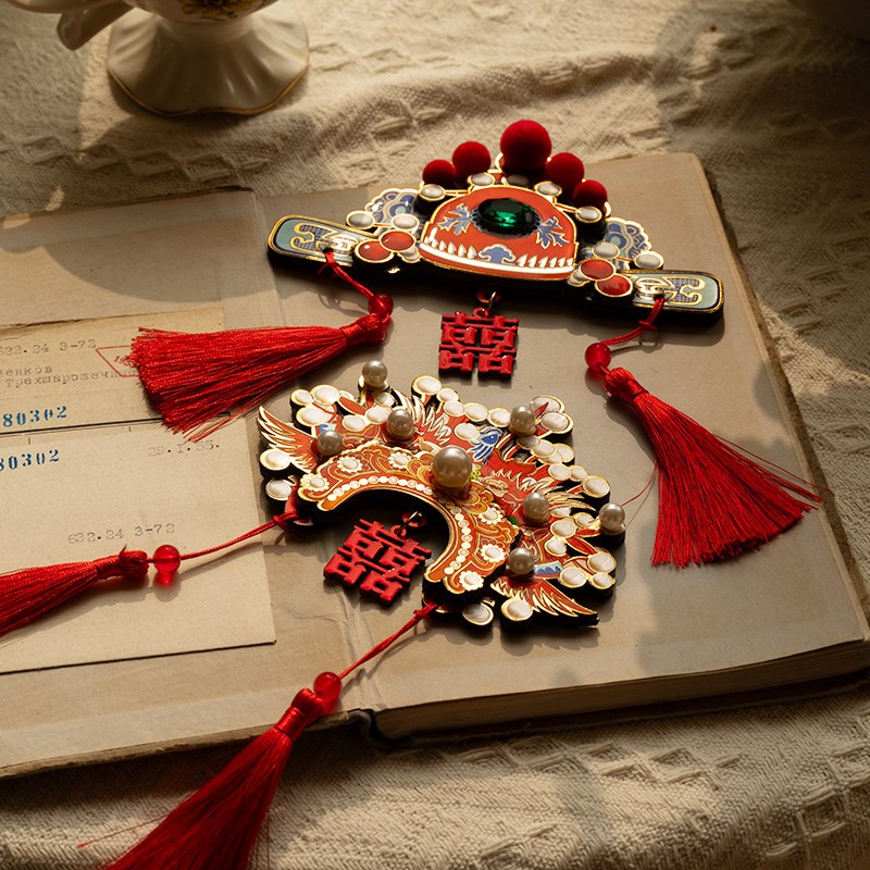 极速孝庄皇后国博凤冠文创冰箱贴送新娘结婚礼物纪念品.新款生日