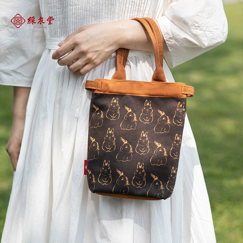 极速复古兔子手机包袋p女斜挎单肩手提小包小巧迷你腰包口红包AC