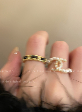 极速index ffinger ring Hepburn style fashion personality rin