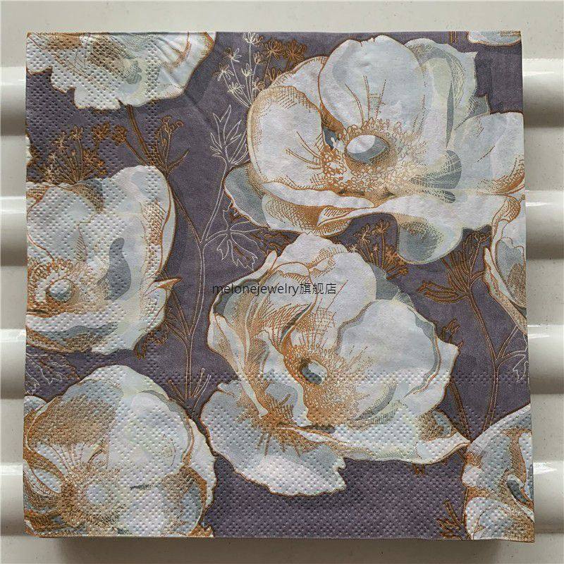 极速Decoupage table paper napkins elegant tisPsue vintage bl