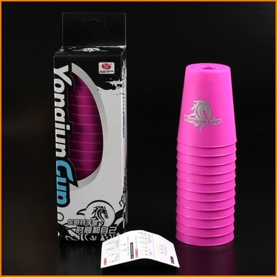 极速12 Pieces jQuick Stacks Cups Fast Reaction Stacking Game