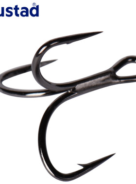 极速1 Pack Mustad TG76NPu Fishing Hooks Strong Three Anchor