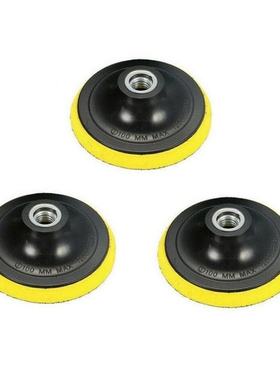 极速3Pcs 4inch 125mm Sanding Disc Backing PNads Hook And Loo