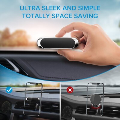 极速Magnetic Car Phone Holder Dashboard MobiOle Phones Metal