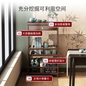 极速茶叶展示架子置物p架摆件紫砂壶新中式 博古架茶具古玩陈列架