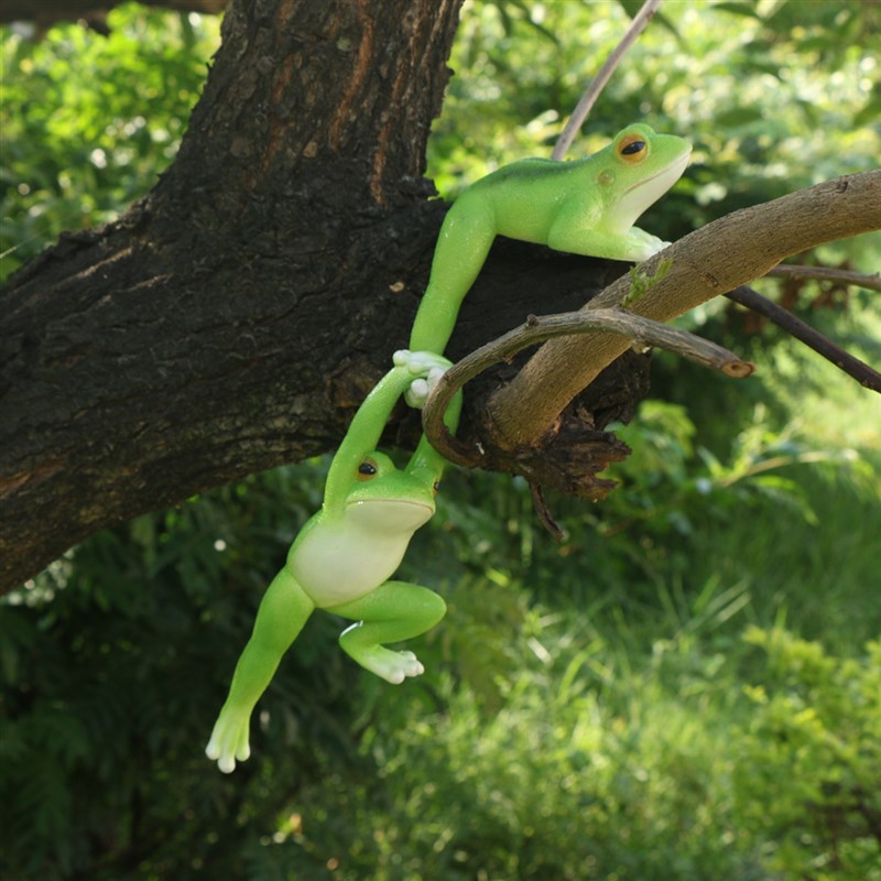 极速创意仿真青蛙摆m件微景观造景花盆园艺庭院挂件装饰品树脂工