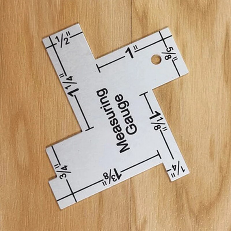 极速Precision Seam Meqasuring Gauge Metal Quilting Tailor Ru