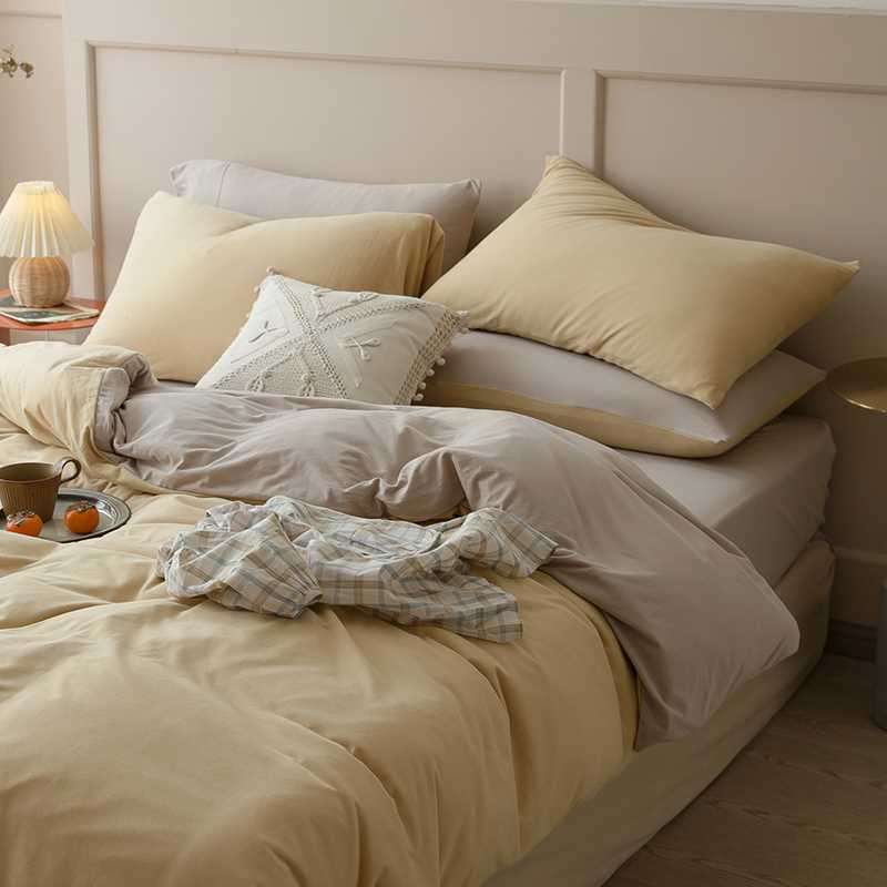 极速A类婴儿级针织棉四件套 裸睡纯棉天竺棉100全棉被.套床单床笠