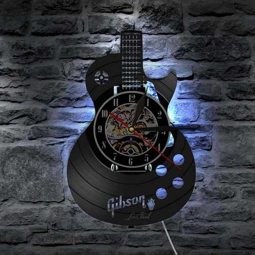 极速Acoustic Guitar Wall Art Wall Clock MusicaRl Instrument