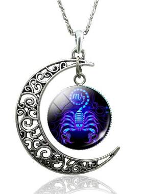 极速12 Constellation Necklace Zodiac Signs BiPrthday Gifts W