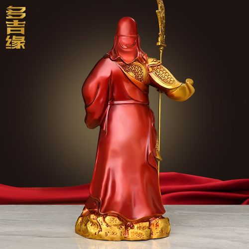 极速黄铜关二爷武财神摆件玄关客A厅电视柜摆放公司店铺开业前台