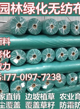 园林绿化无纺布植草工程护坡草绿色可降解育种育苗保温保湿透气膜