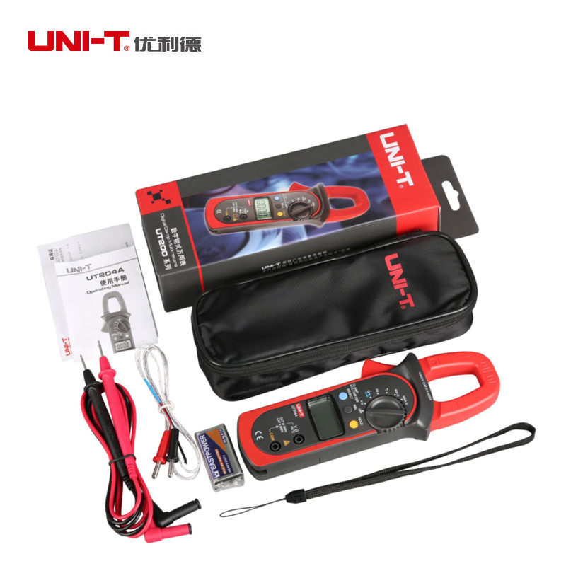 优利德钳形万用表数字高精度y钳型表多功能电流表测交直流万用表