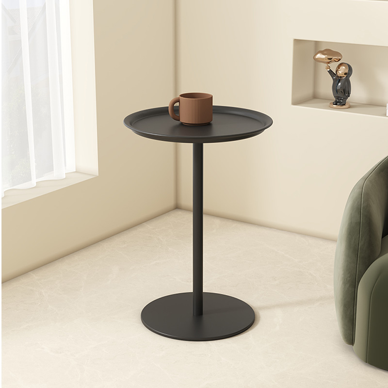 极简小茶几侘寂风沙发边几创意咖啡F桌休闲阳台小圆桌角几小桌子