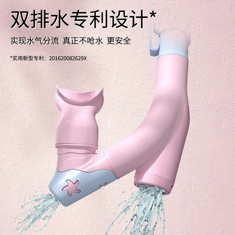 潜水面罩儿童潜水镜专业浮潜装备三宝套S装游泳护鼻一体