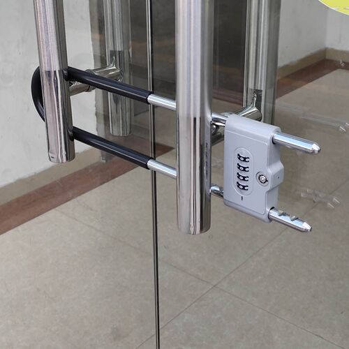 密码锁玻璃d门锁挂锁防盗u型锁门锁u形锁锁具商铺家用加长密码锁