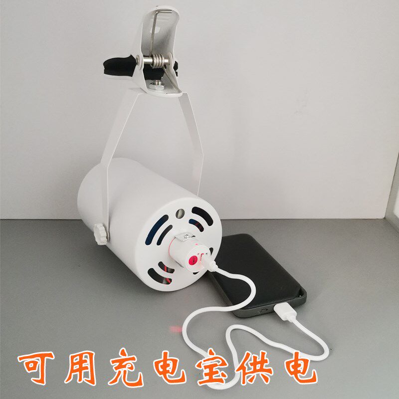 长续航充电式摆摊射灯不插电leCd充电灯高亮聚光夜市地摊夹子灯