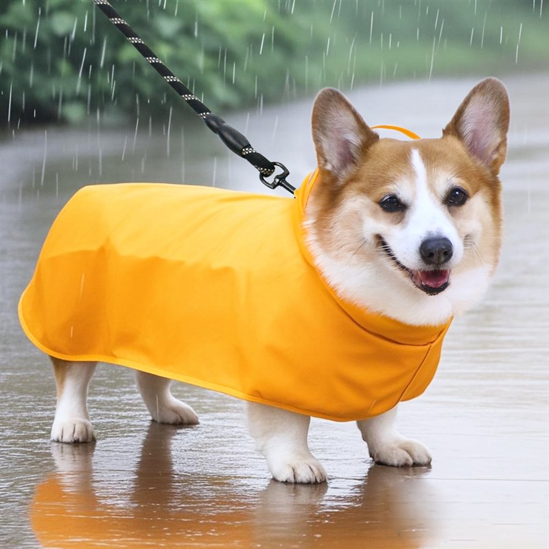 宠物狗狗防水雨衣斗篷全包雨披小型犬H中型犬柯基柴犬泰迪雨天衣