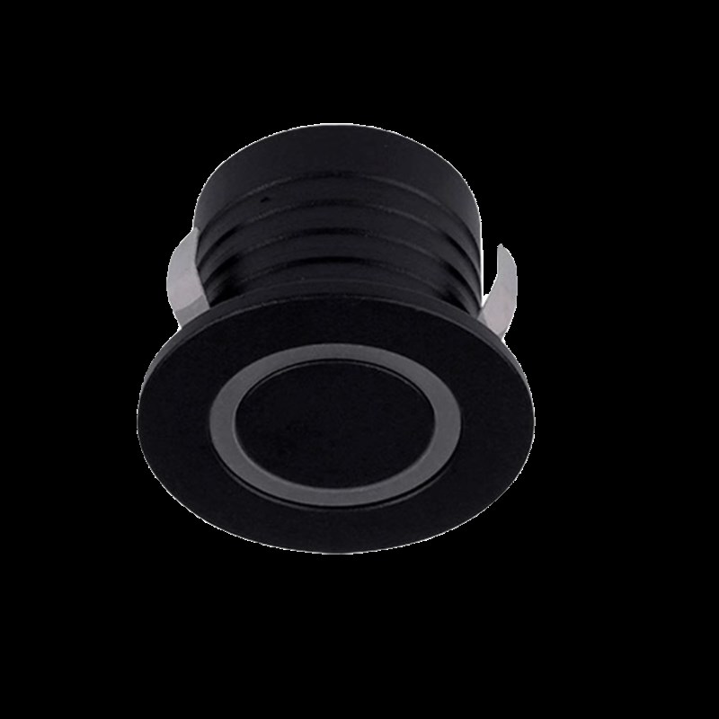 KTV酒吧led氛围小射灯1W3W瓦七彩变色环形柔光筒R灯开孔4公分40mm