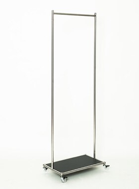 中古衣帽架可移动衣服收纳架挂衣架收纳框隔夜衣服V架子不锈钢定