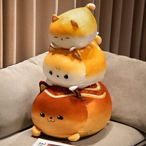 猫咪玩偶凤梨面包抱枕小猫u超软布娃娃女生睡觉毛绒玩具生日礼物