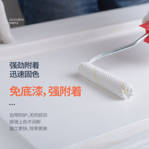 防盗门翻新漆旧大门不锈钢入w户门改色铁门自刷环保水性金属漆油