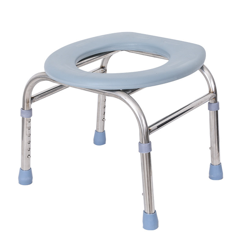 大华社家用老人加固防滑坐便椅残疾人坐便器R病人不锈钢厕所凳
