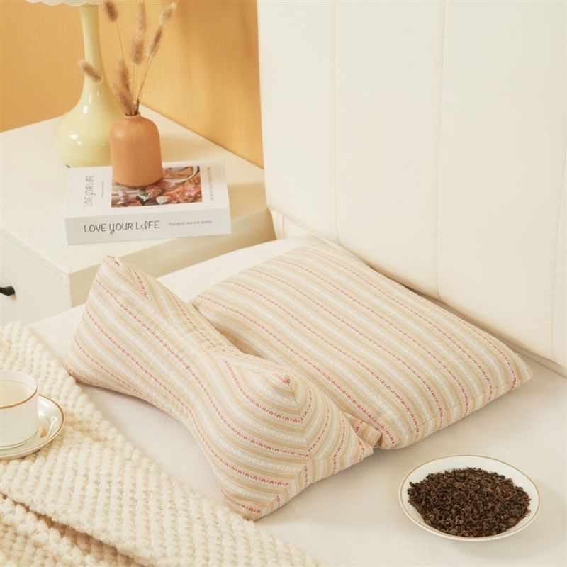 颈椎专用全荞g麦壳小枕头护颈椎助睡眠单人三角颈椎硬枕睡觉护颈,床上用品,枕头/枕芯,淘宝优惠券,粉丝福利购,淘宝优惠卷