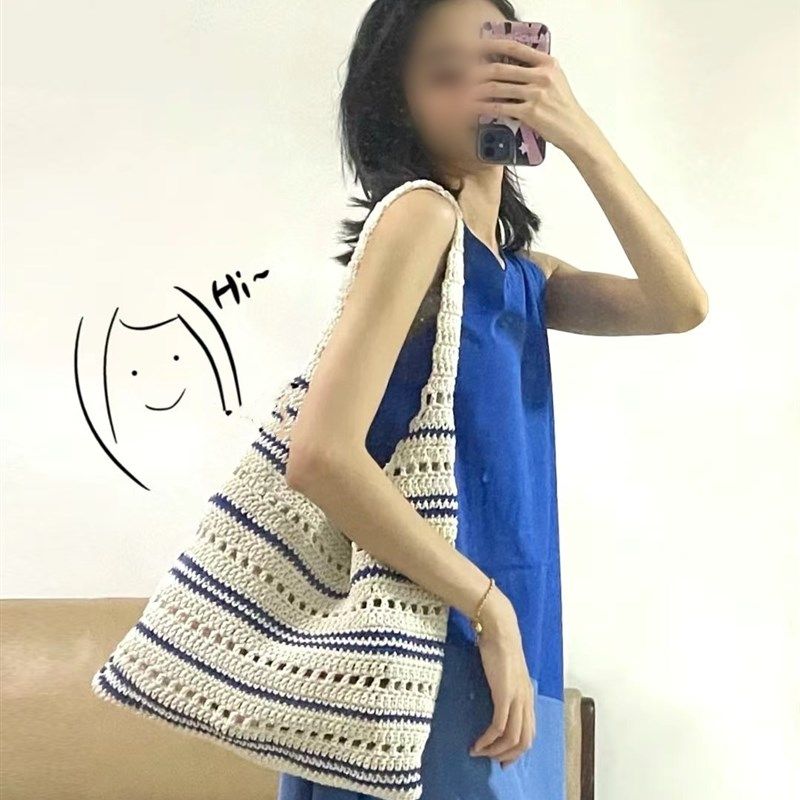 手工编织包包diy材料包s毛线钩针镂空包夏日网兜波西米亚风leya包,服饰配件/皮带/帽子/围巾,DIY编织材料包,淘宝优惠券,粉丝福利购,淘宝优惠卷