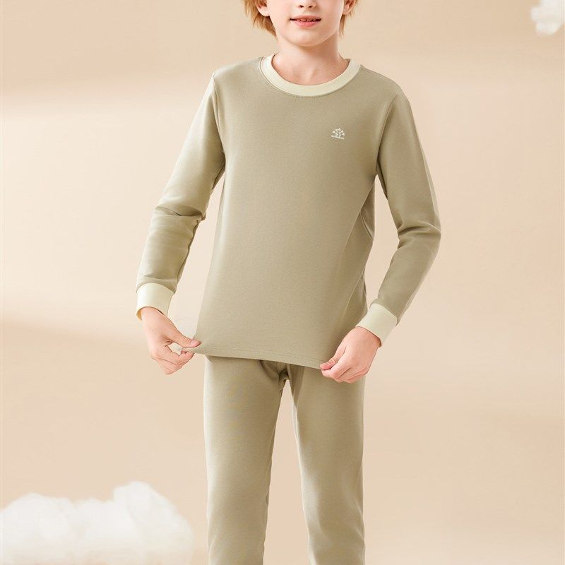 宜而爽儿童秋衣秋裤套装纯棉男童C保暖内衣女孩大童打底棉毛衫秋,童装/婴儿装/亲子装,内衣套装,淘宝优惠券,粉丝福利购,淘宝优惠卷