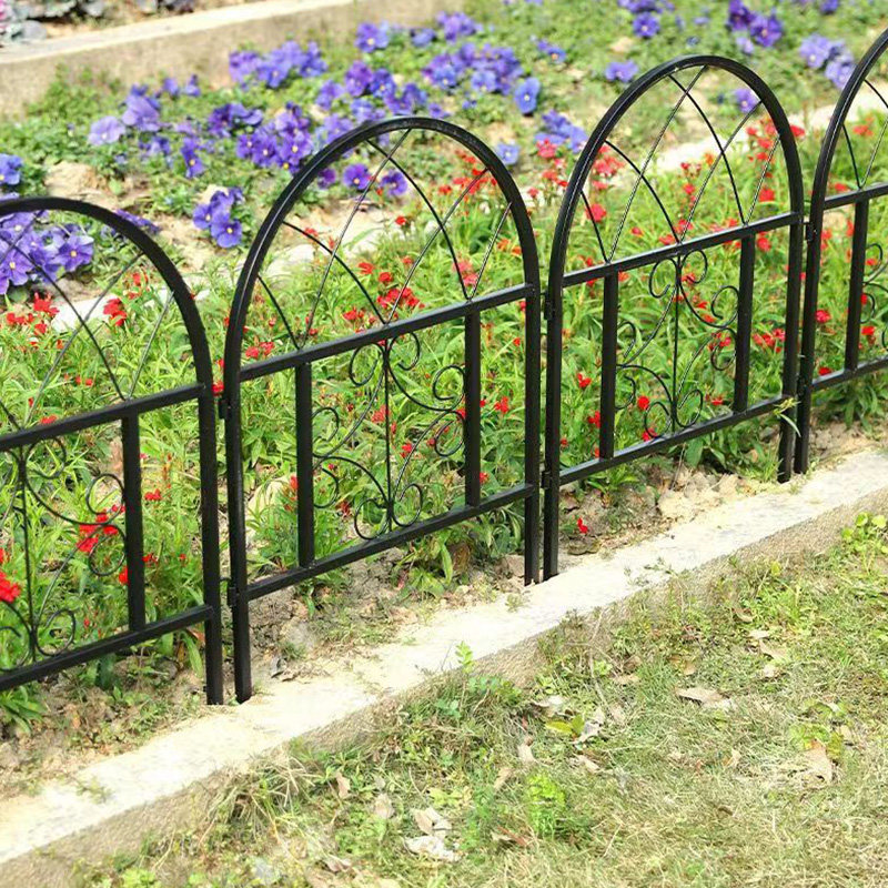 铁艺围栏地插栏栅花园篱笆隔断院子草坪花坛花圃绿化带护栏装饰