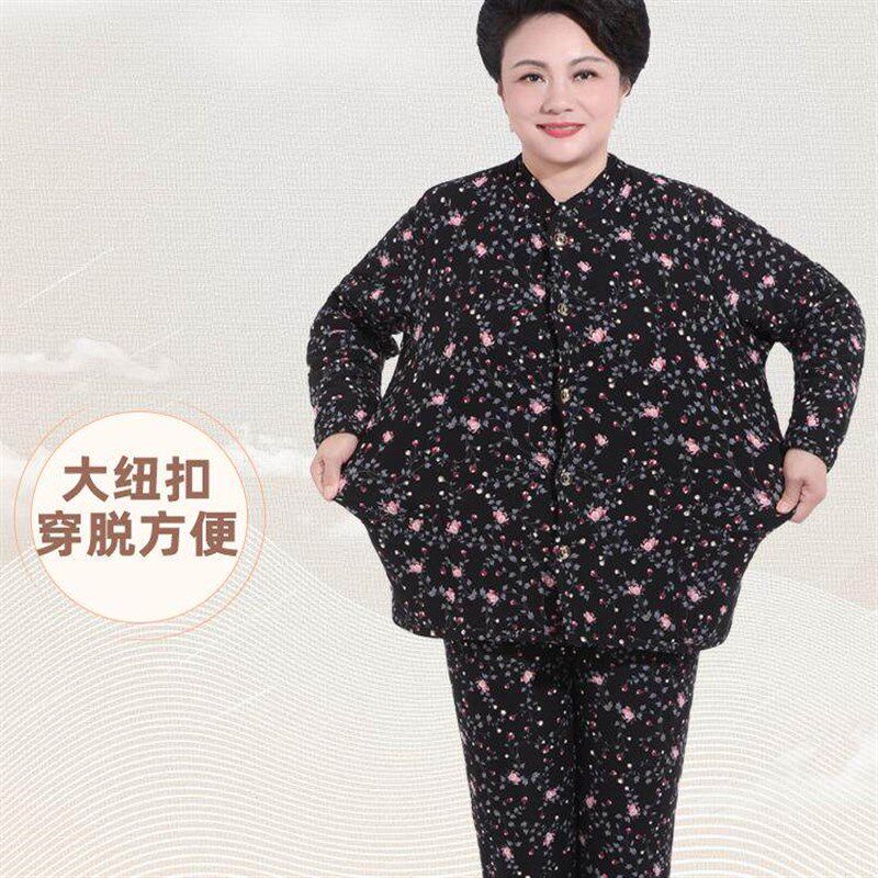 中老年人女士驼绒棉内胆棉衣妈妈轻薄保暖冬季外套奶奶宽松小棉袄