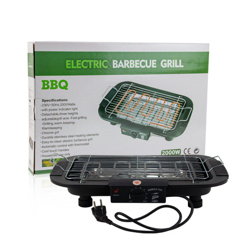 韩式多功能家用无烟电烤盘电烤炉电烧烤烤盘大火可调节BBQ 烤串机