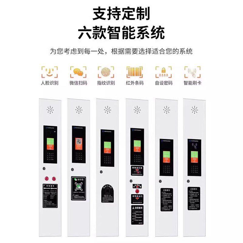 智能存包柜超市存放柜商场人脸识别储物柜景区行李存放电子存包柜