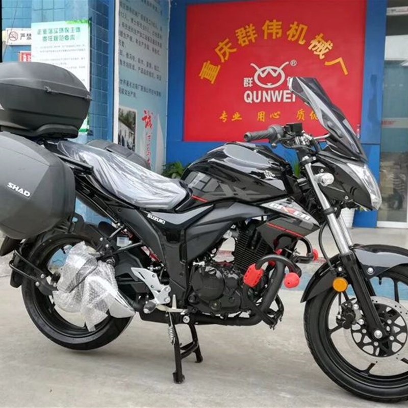 适用于铃木GSX150F 极客飒GIXXER155NK 街车夏德边箱架后货架改装