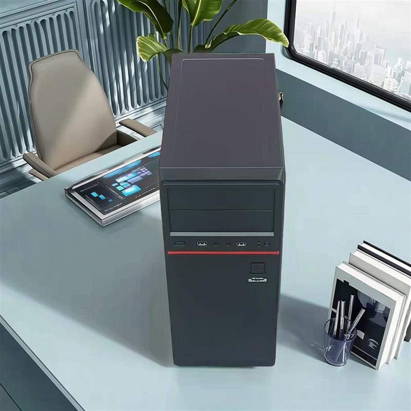 金佰嘉138 台式电脑组装机机箱壳 ATX大板办公选配USB3.0两光驱位