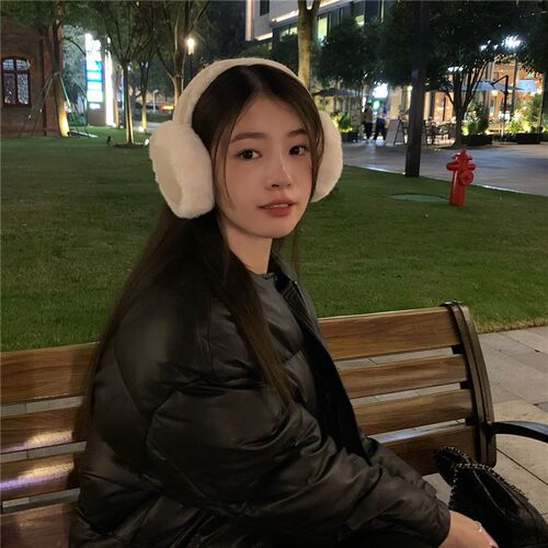 韩国毛绒保暖耳罩女冬季耳包骑行防冻护耳御寒耳套防兔毛加厚耳捂
