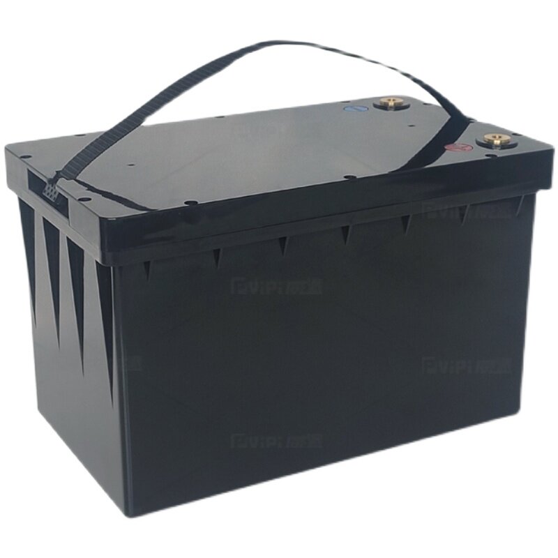 12V100AH全新锂电池外壳加厚防水可拆塑料电瓶盒子拆卸方工厂直销