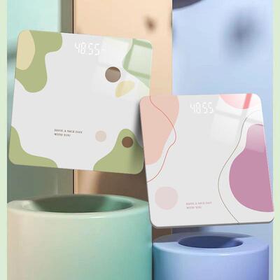 清华同方新品电子称体重秤家用精准称重计小型网红智能体脂秤耐用